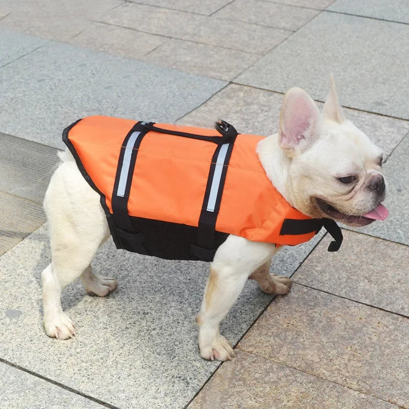 Moonbiffy Dog Life Vest Jacket Reflective Safety Swimming Suit