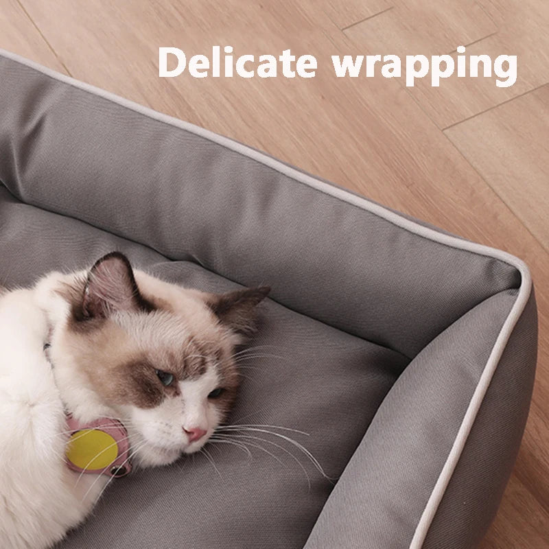 Four Season Square Dog Bed Sofa Cushion Waterproof Durable