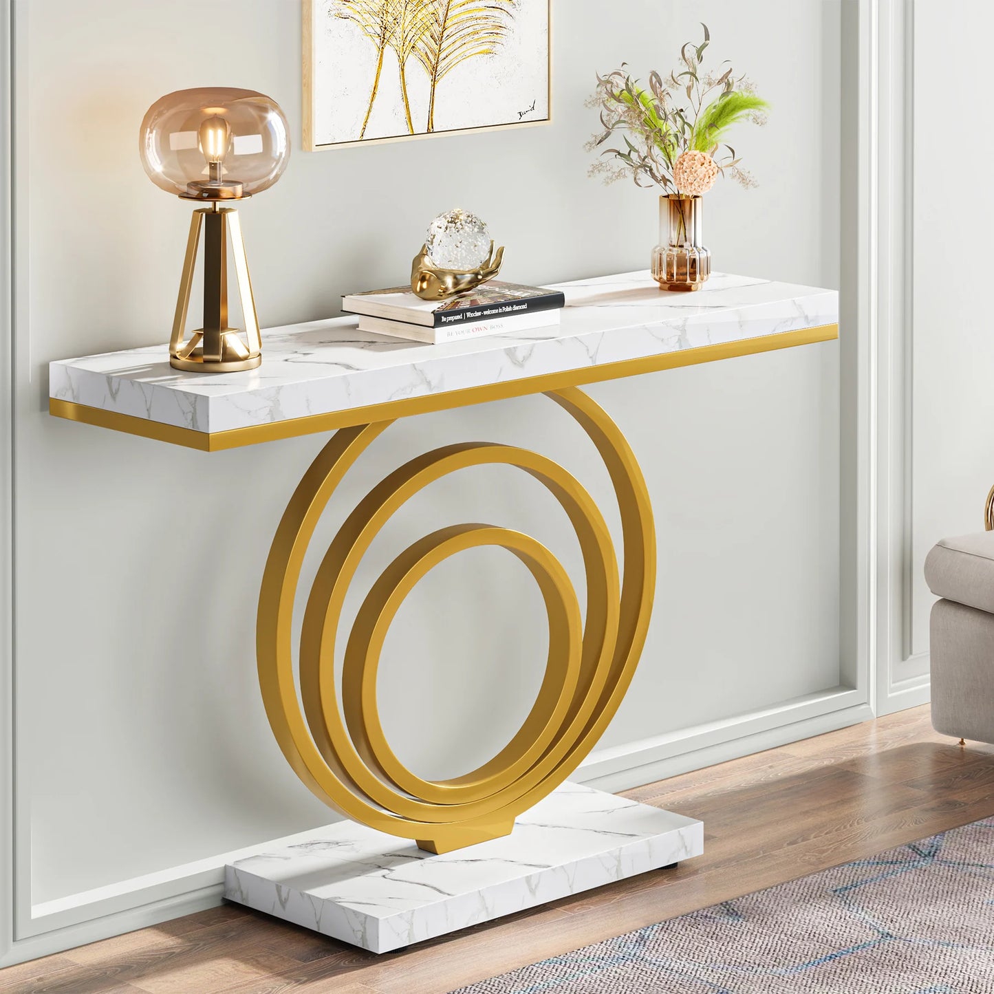Tribesigns Modern Console Table for Living Room Entryway Decor