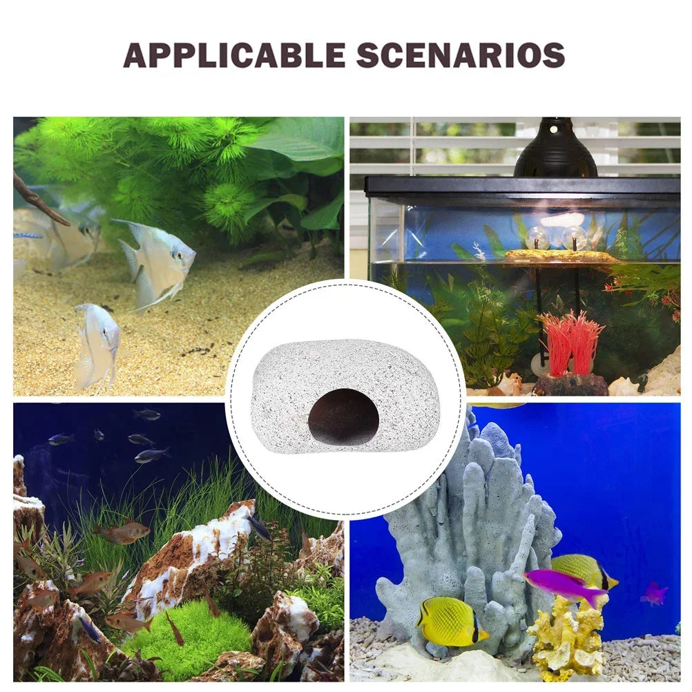 Ceramic Shrimp Cave Aquarium Ornament Hideaway Tank Decor