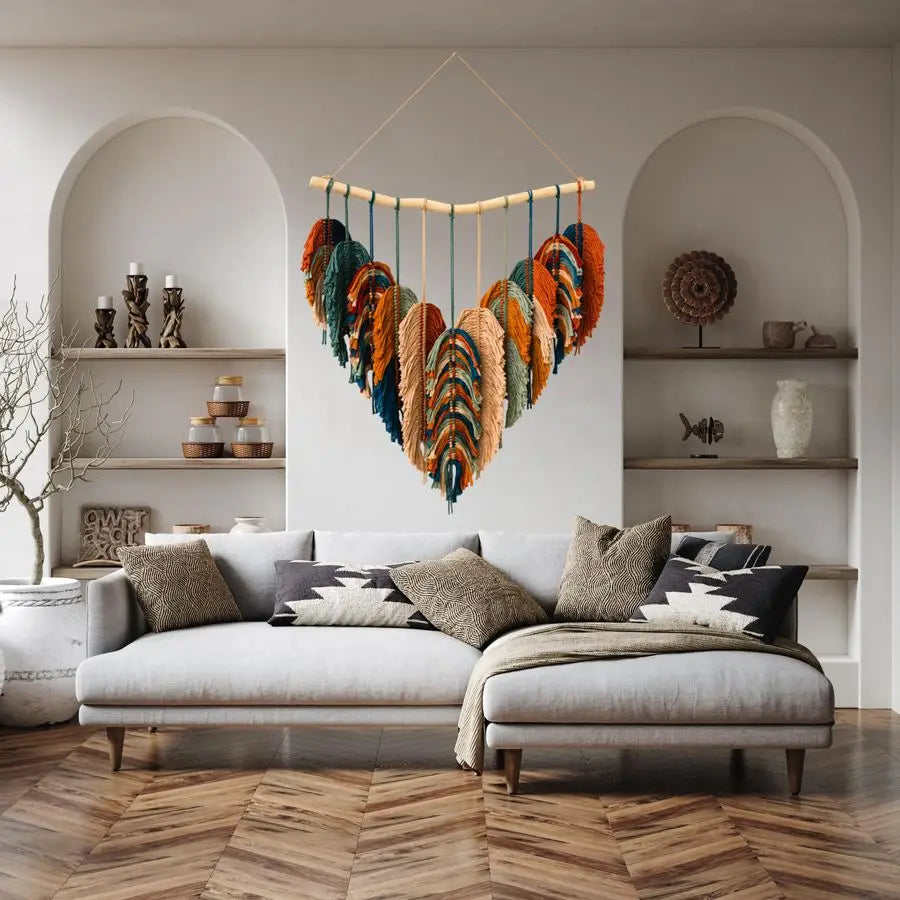 Macrame Wall Hanging Large Boho Decor For Bedroom Oasis