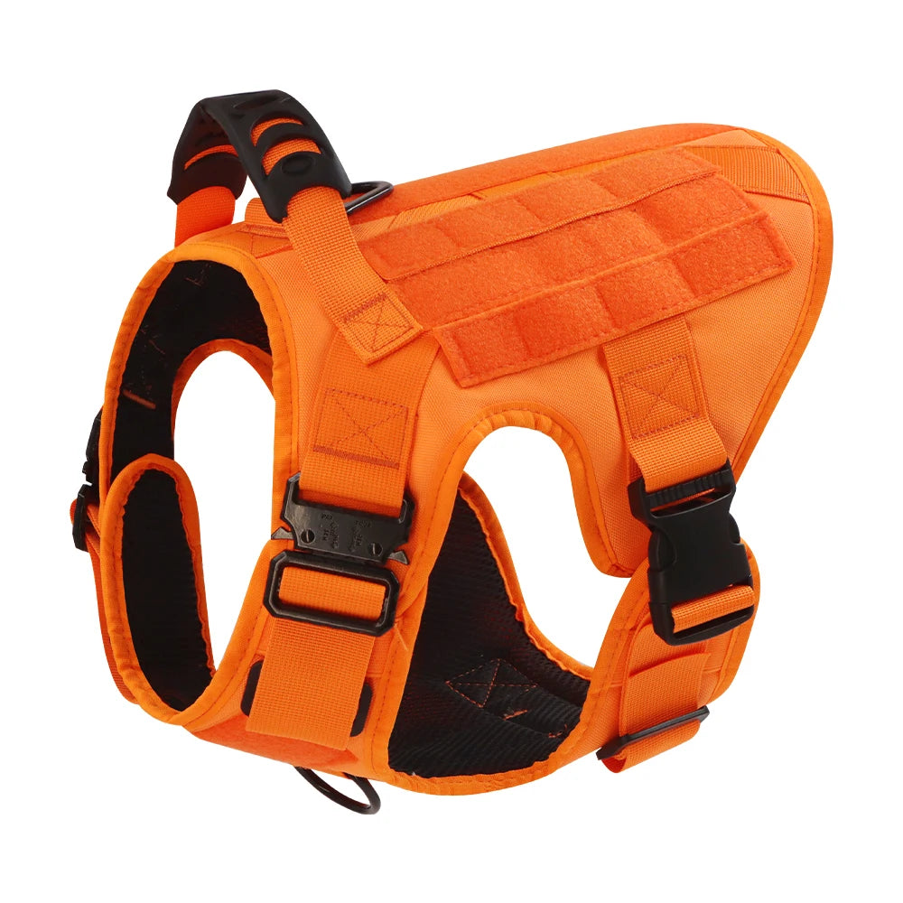 PETRAVEL Military Camouflage Dog Harness For Training And Walking