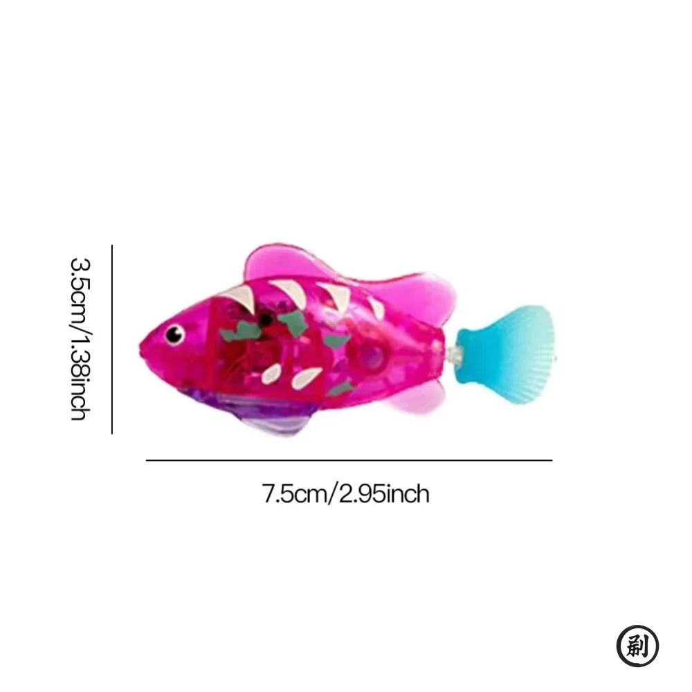 Cat LED Inductive Interactive Swimming Robot Fish Toy