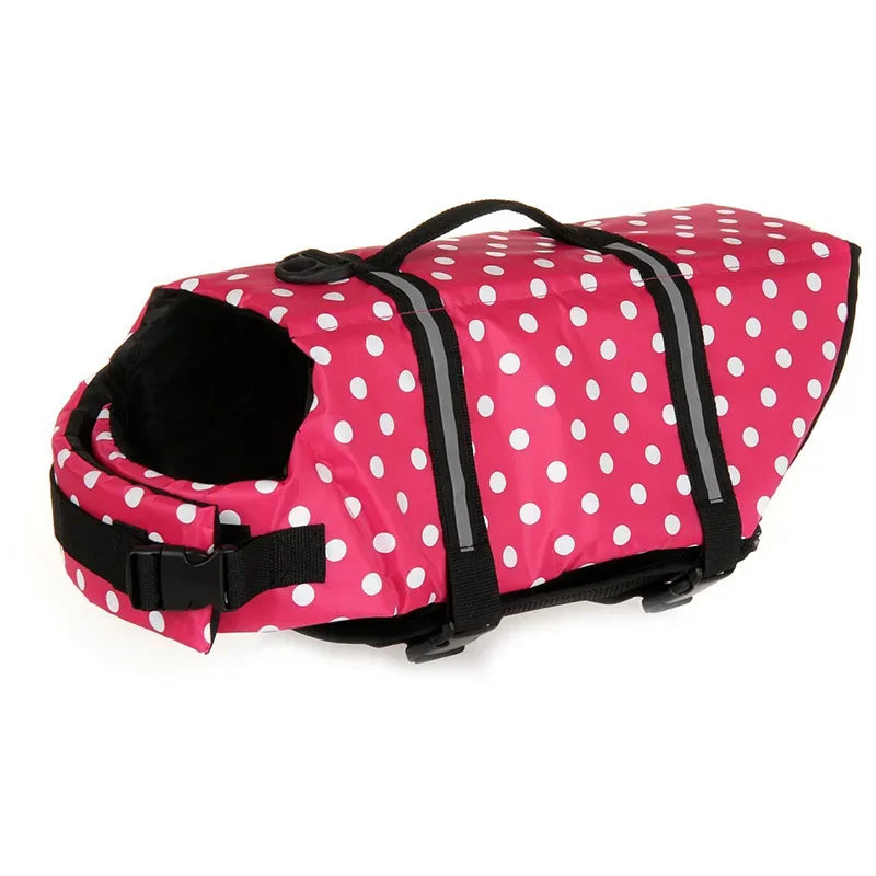 Moonbiffy Dog Life Vest Jacket Reflective Safety Swimming Suit