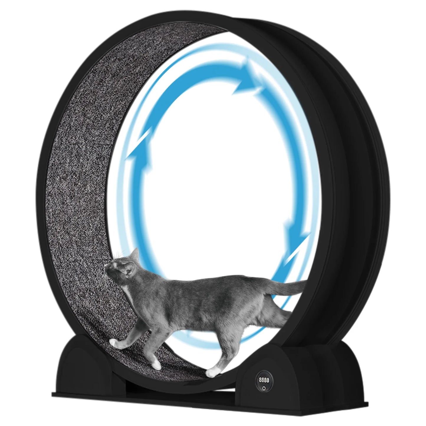 HiMISS Cat Exercise Wheel Super Quiet Running Wheel Pedometer