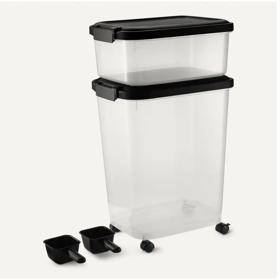 Pet Food Storage Containers With Scoop Durable BPA Free Plastic