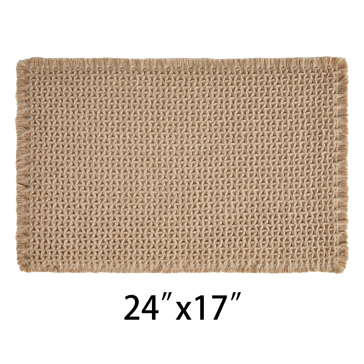 Super Absorbent Non Slip Bath Mat Waffle Design Rug