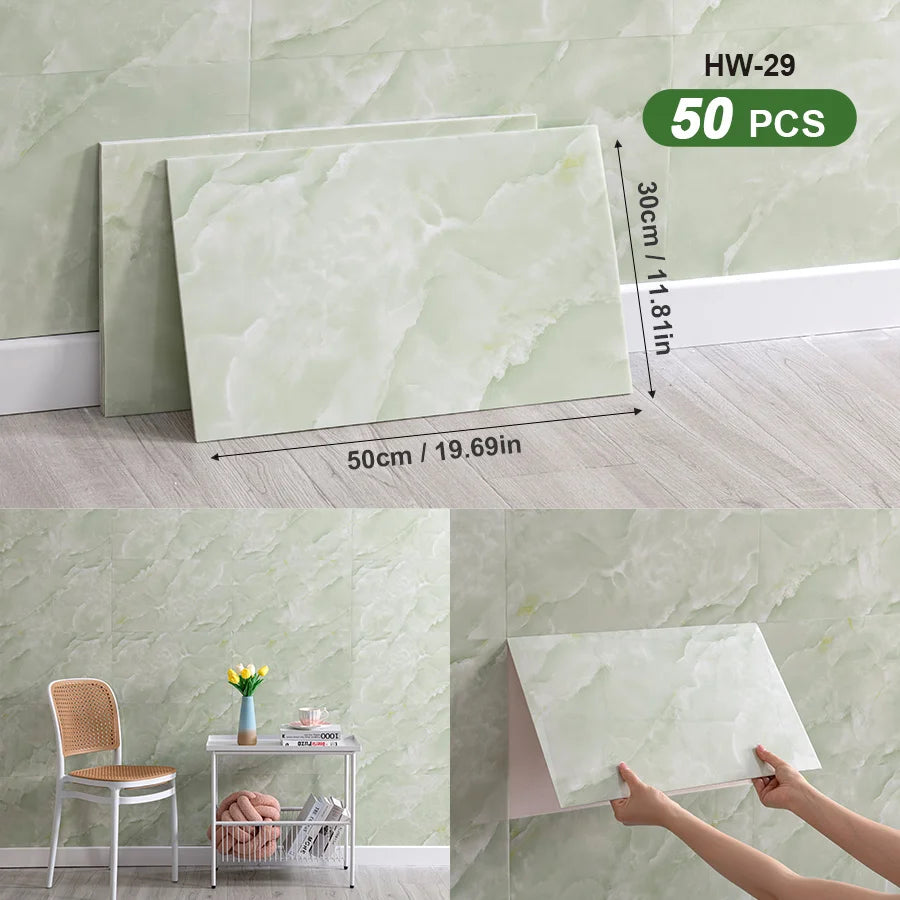 3D Self Adhesive Wall Tiles For Indoor Spaces Decor