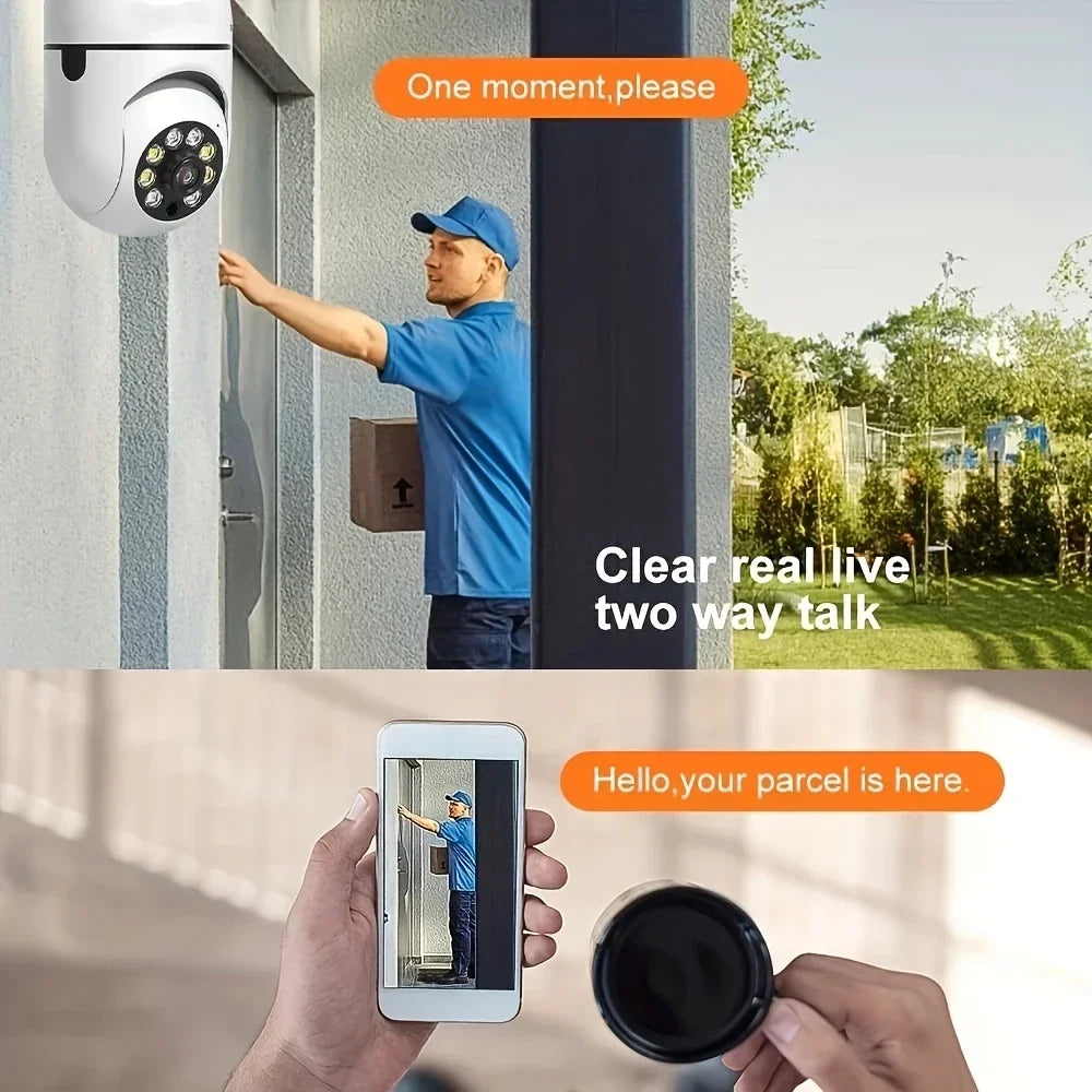 BoyKeep Ease Life App Light Bulb Security Cameras Outdoor Wireless