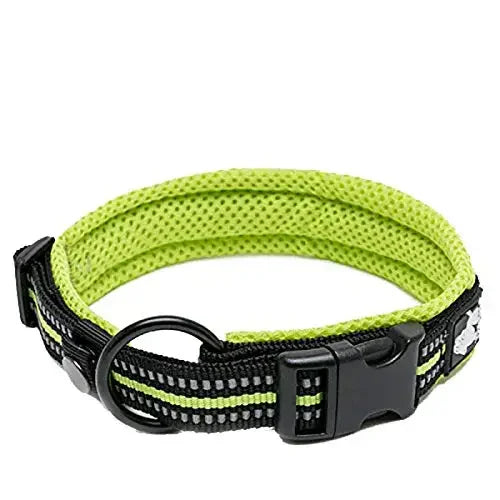 Truelove Nylon Adjustable Dog Collar Reflective Padded TLC5011