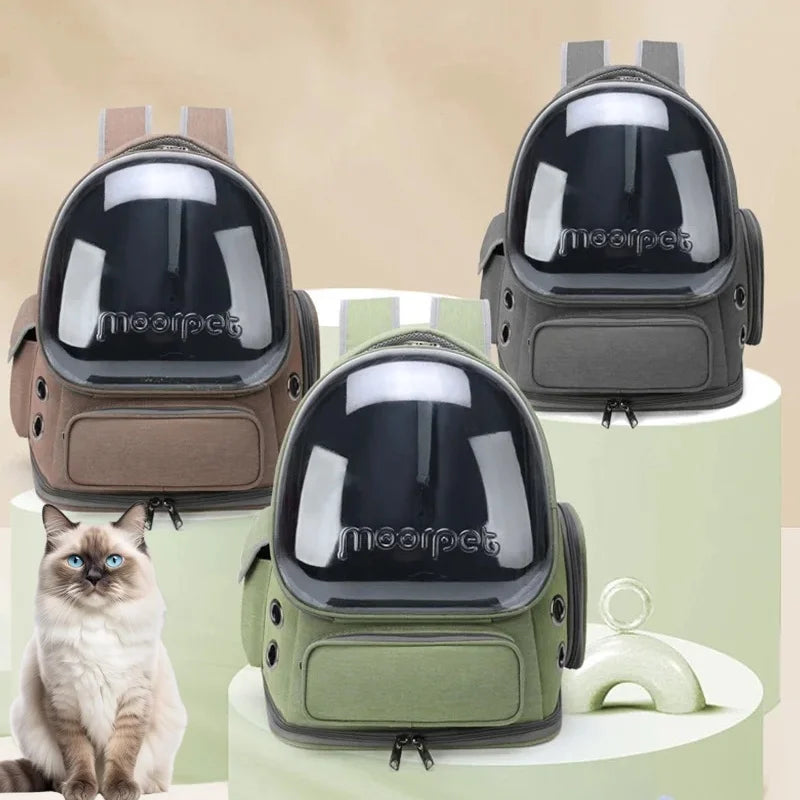 Cat Carrier Bag Outdoor Travel Backpack For Cats Small Dogs