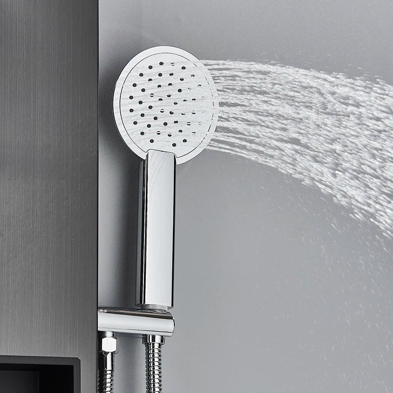 Suguword Shower Panel Faucet Fahrenheit Degree Display Spa Massage Jets