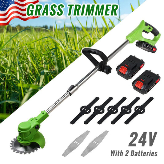 Cordless Two In One Electric Weed Trimmer And Grass Cutter