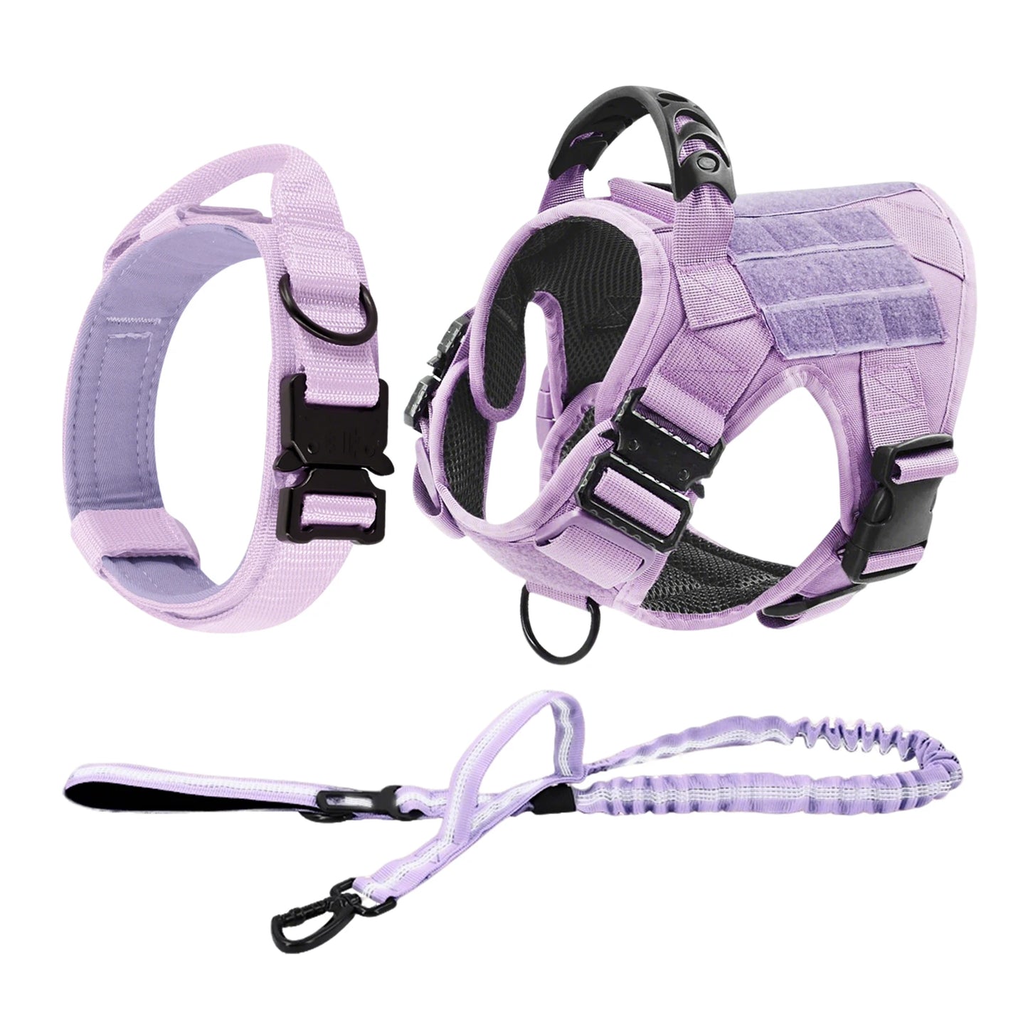 PETRAVEL Military Camouflage Dog Harness For Training And Walking