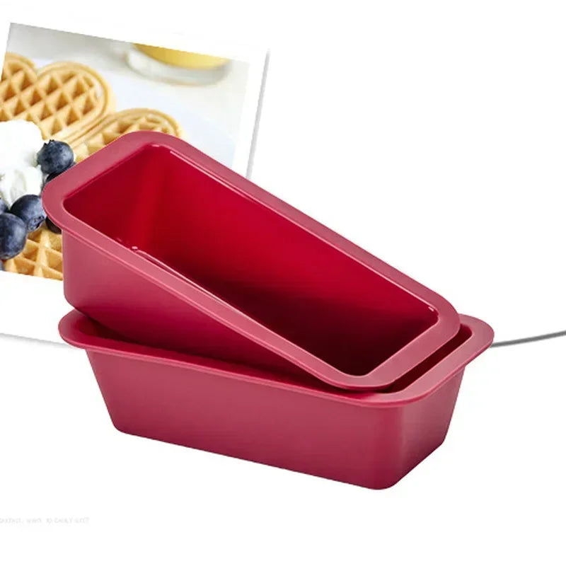 Food Grade Silicone Baking Molds Nonstick Rectangular Cake Pans