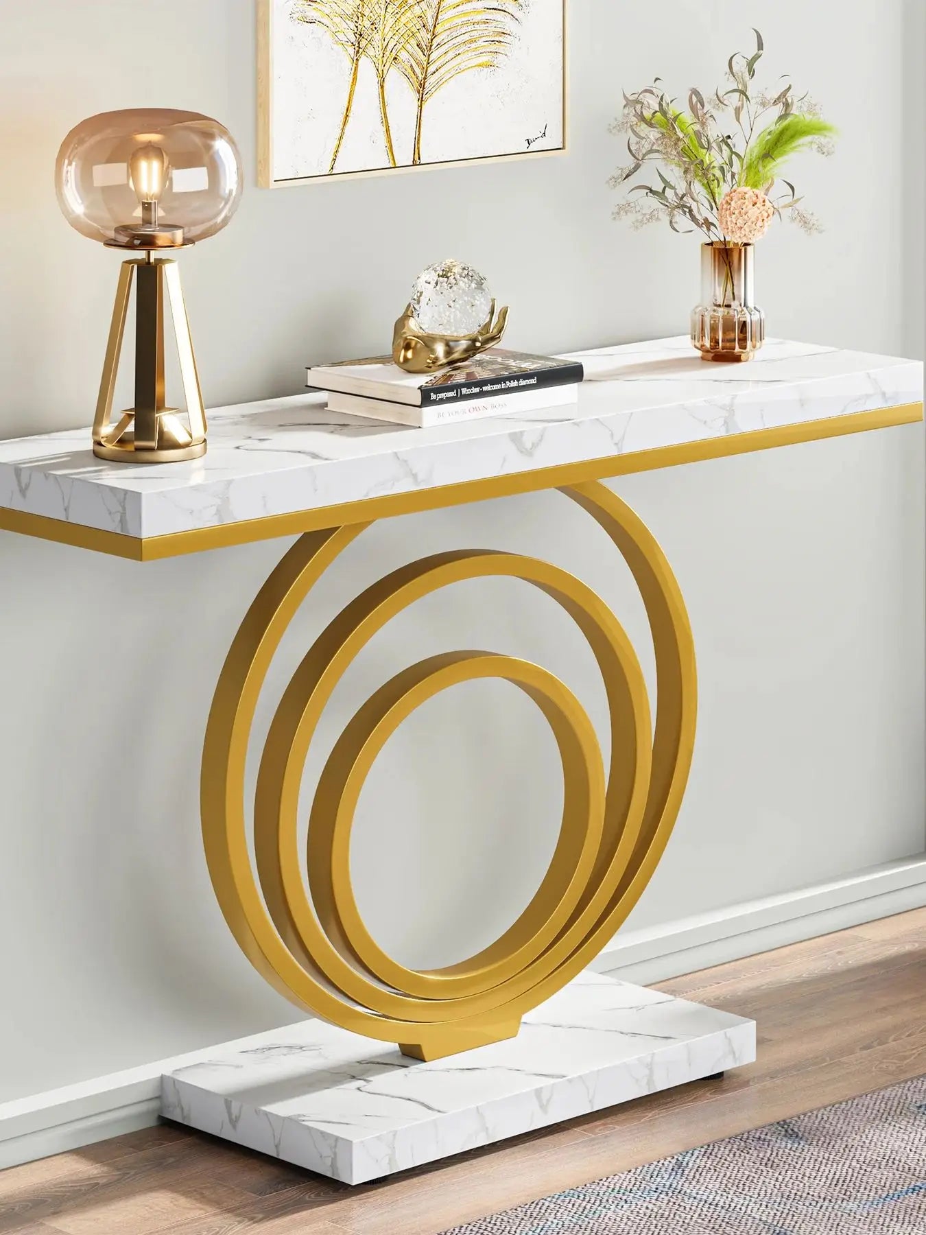 Tribesigns Modern Console Table for Living Room Entryway Decor