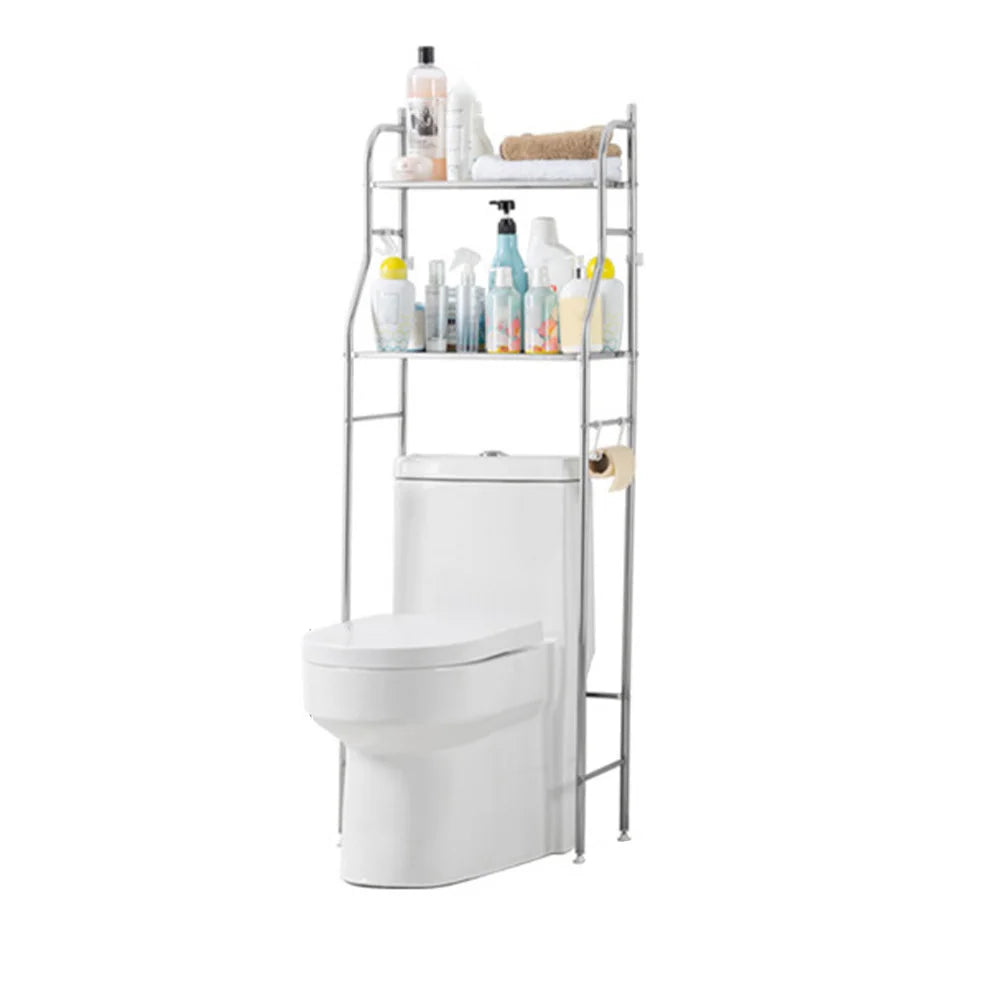 Studyset Over Toilet Storage Shelf 2 Tier Freestanding Bathroom Organizer