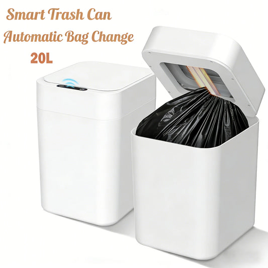 NONECN Automatic Touchless Motion Sensor Trash Can For Kitchen Bathroom
