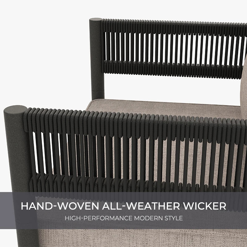 Grand Patio Outdoor Furniture Set Wicker Sofa Coffee Table