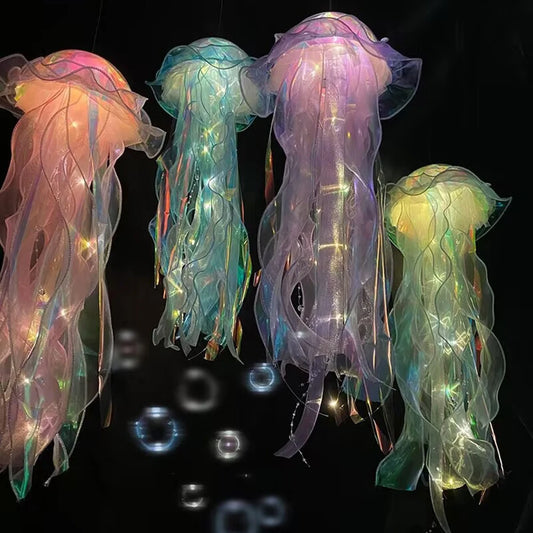 Jellyfish Lamp Night Light for Bedroom Atmosphere Decoration