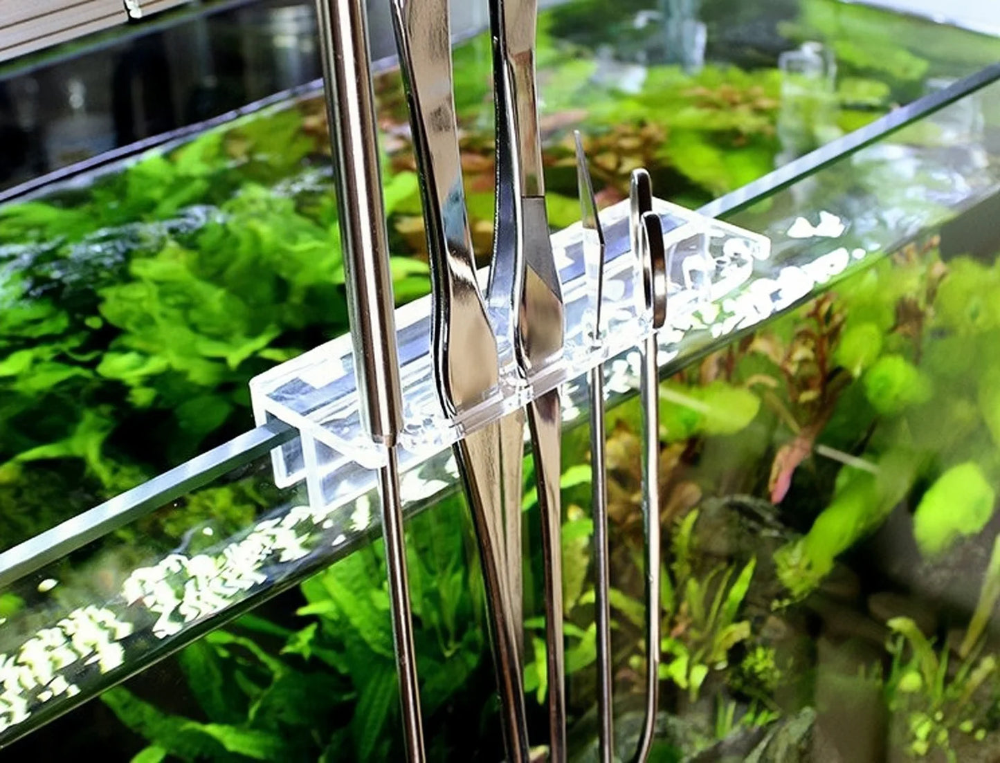 Stainless Steel Aquarium Tool Set Scissors Tweezers Wave Shovel Cleaner