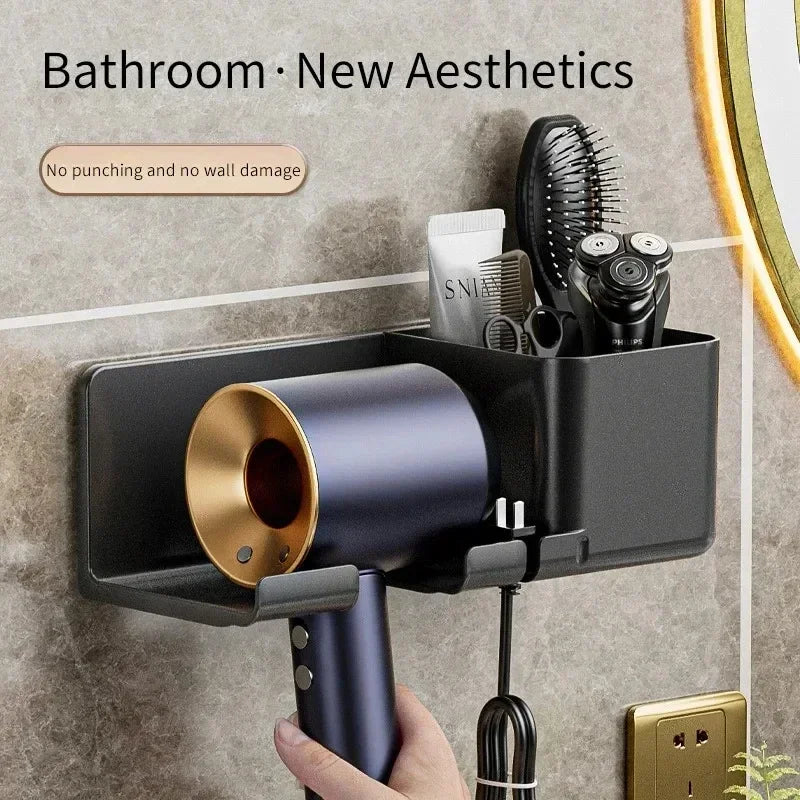 ATMDOG Hair Dryer Holder Wall Mount Suction Cup Organizer Rustproof