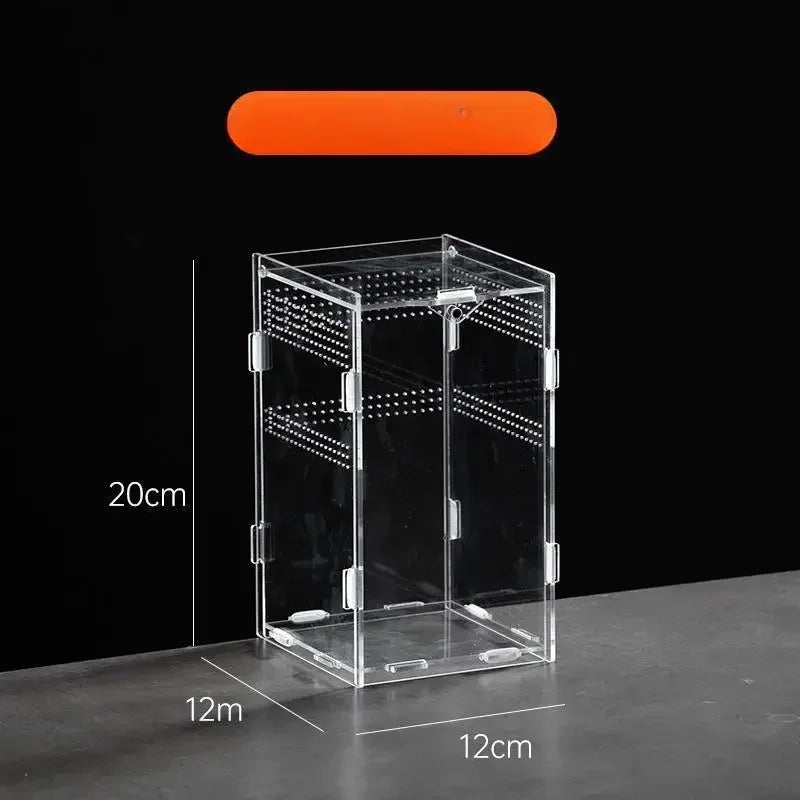 Acrylic Reptile Terrarium Breeding Box Enclosure For Pets