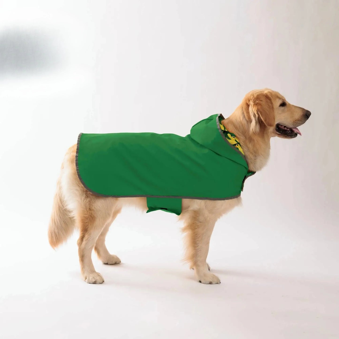 Two-Way Double-Layer Dog Raincoat For All-Weather Use