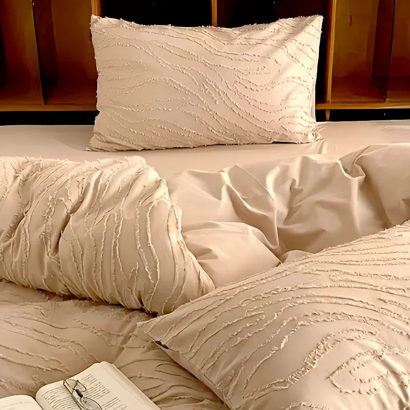 3D Flower Duvet Cover Set With Pillowcases