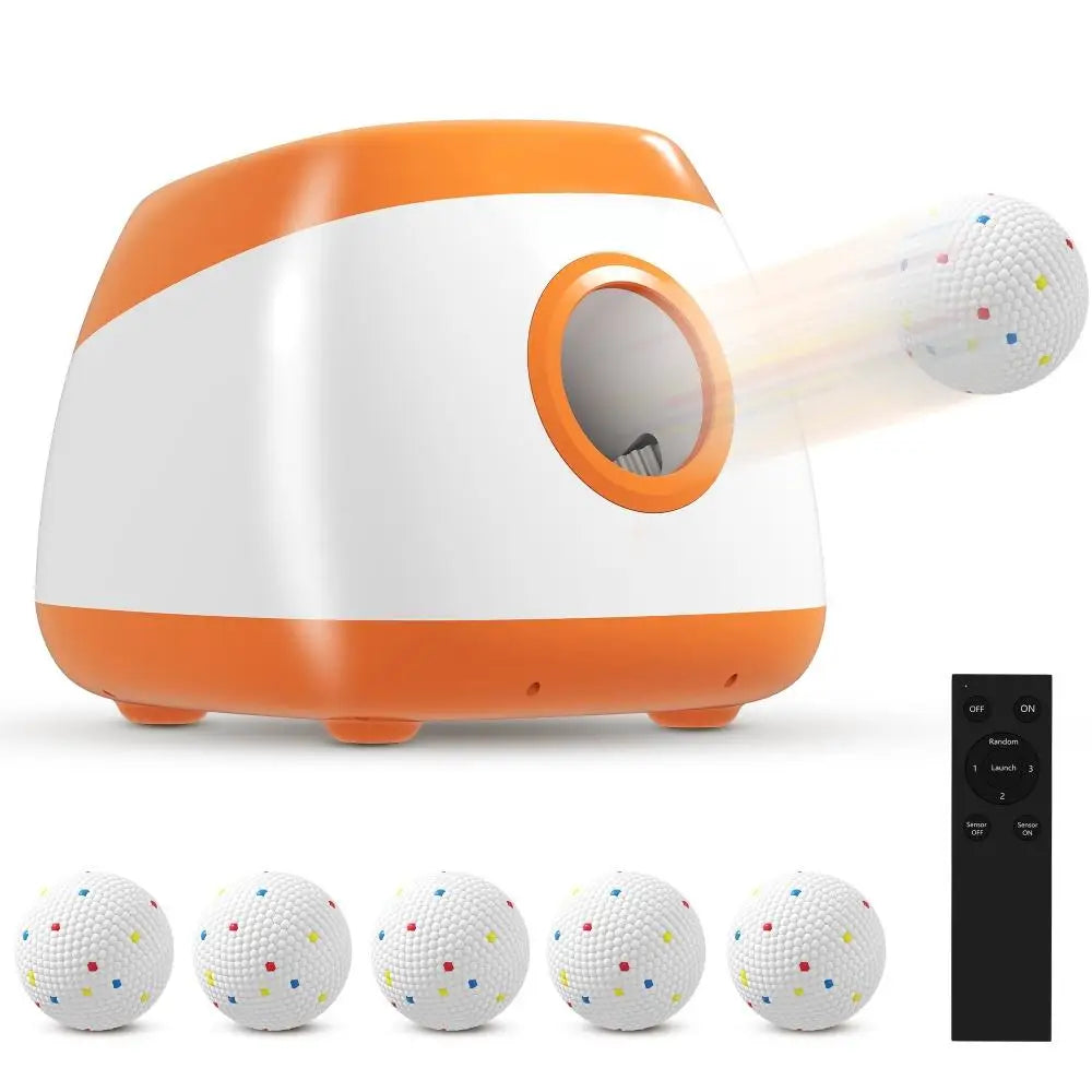 Automatic Dog Ball Launcher Cordless Fetch Toy Remote 3 Distances