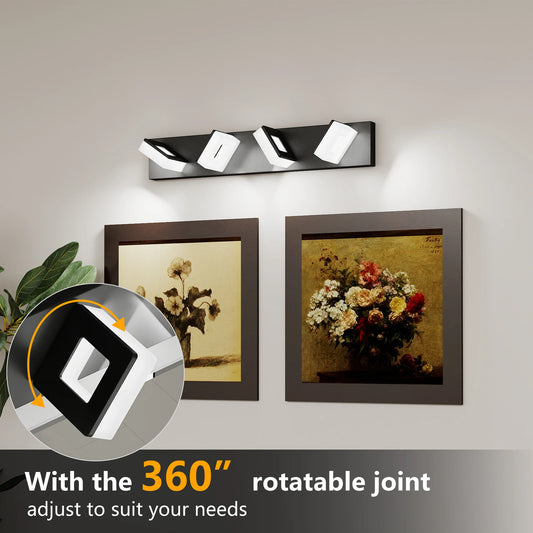 Modern LED Bathroom Vanity Light Wall Fixture With White LED