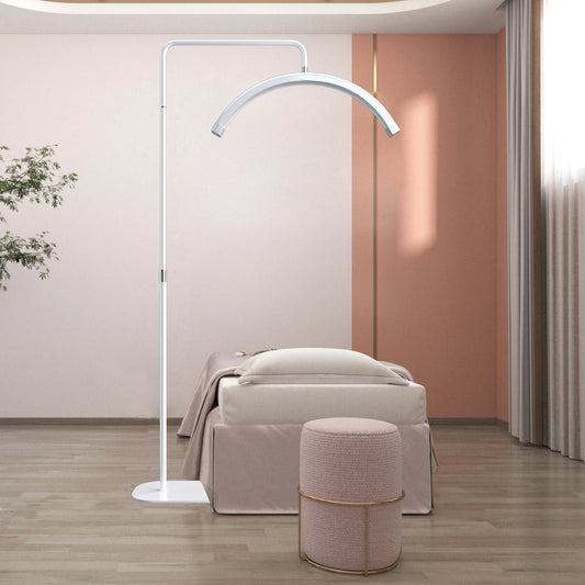 FOSOTO Bi Color Half Moon LED Video Light Floor Tripod