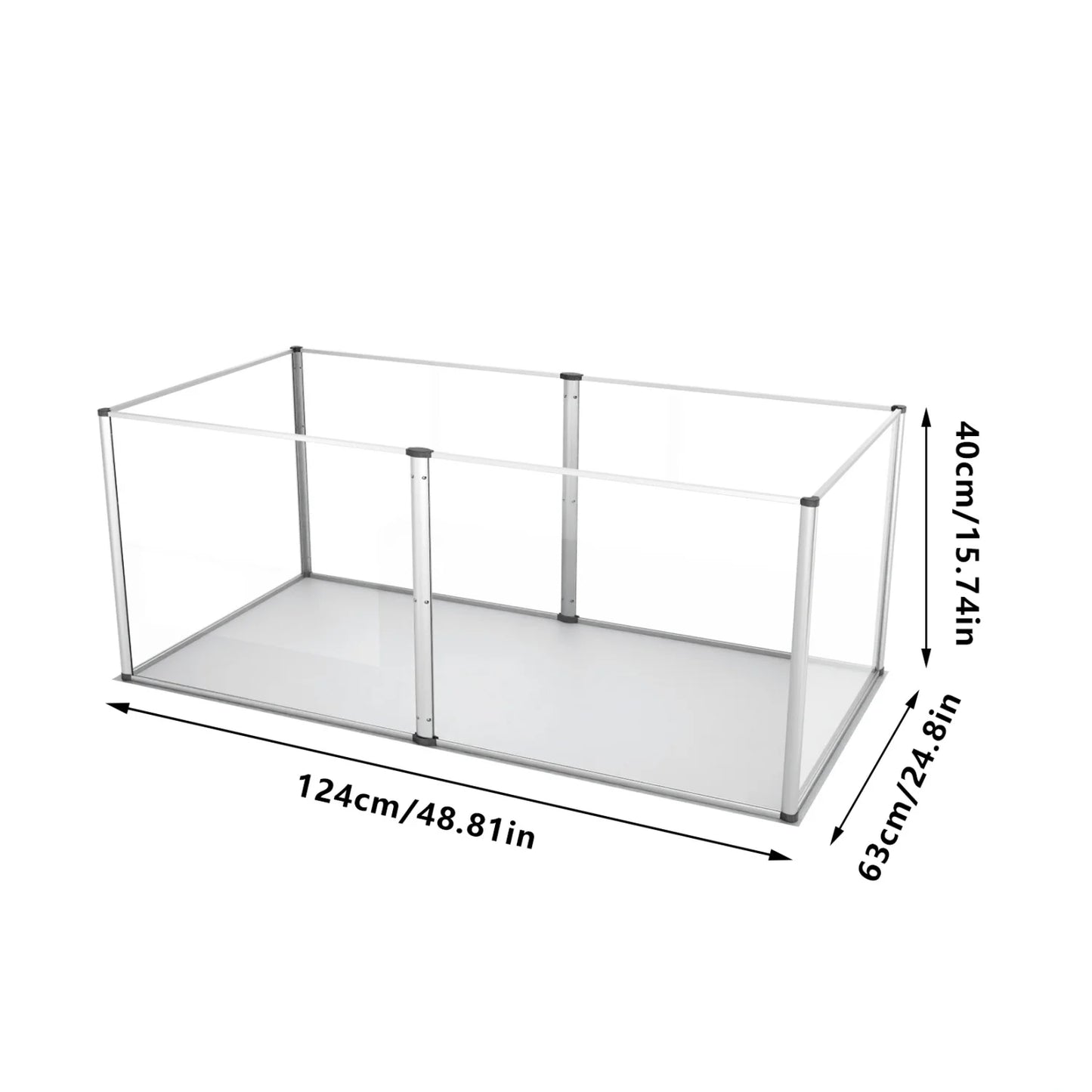 Six Panel Plastic Hamster Play Pen Enclosure For Indoor Use