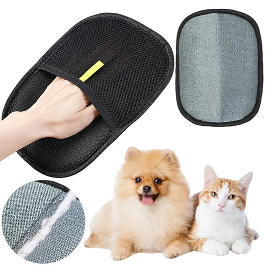 APWIKOGERH Deshedding Pet Grooming Gloves For Dog Cat Rabbit