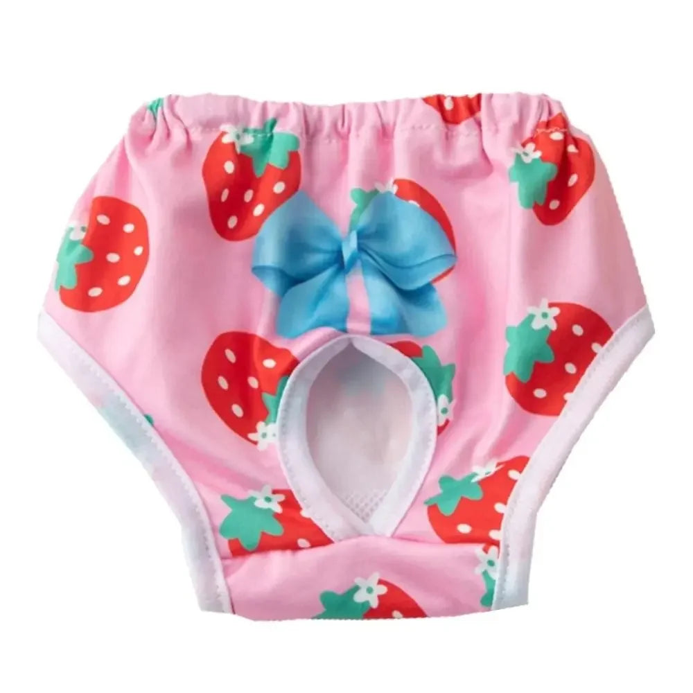 Washable Dog Menstrual Diaper Leakproof Cartoon Print