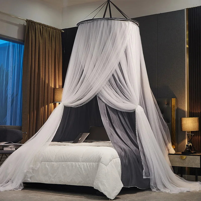 Battilo Double Layer Bed Canopy And Round Dome Mosquito Net