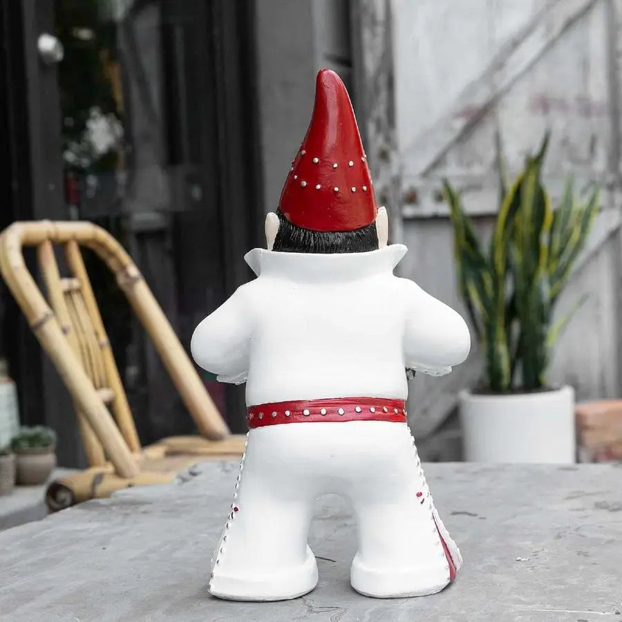 Gnome Garden Statue Outdoor Resin Dwarf Figurine For Patio Decor