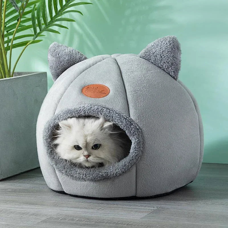 Luxurious Cozy Cat Bed And Pet Cave Nest Indoors Comfort