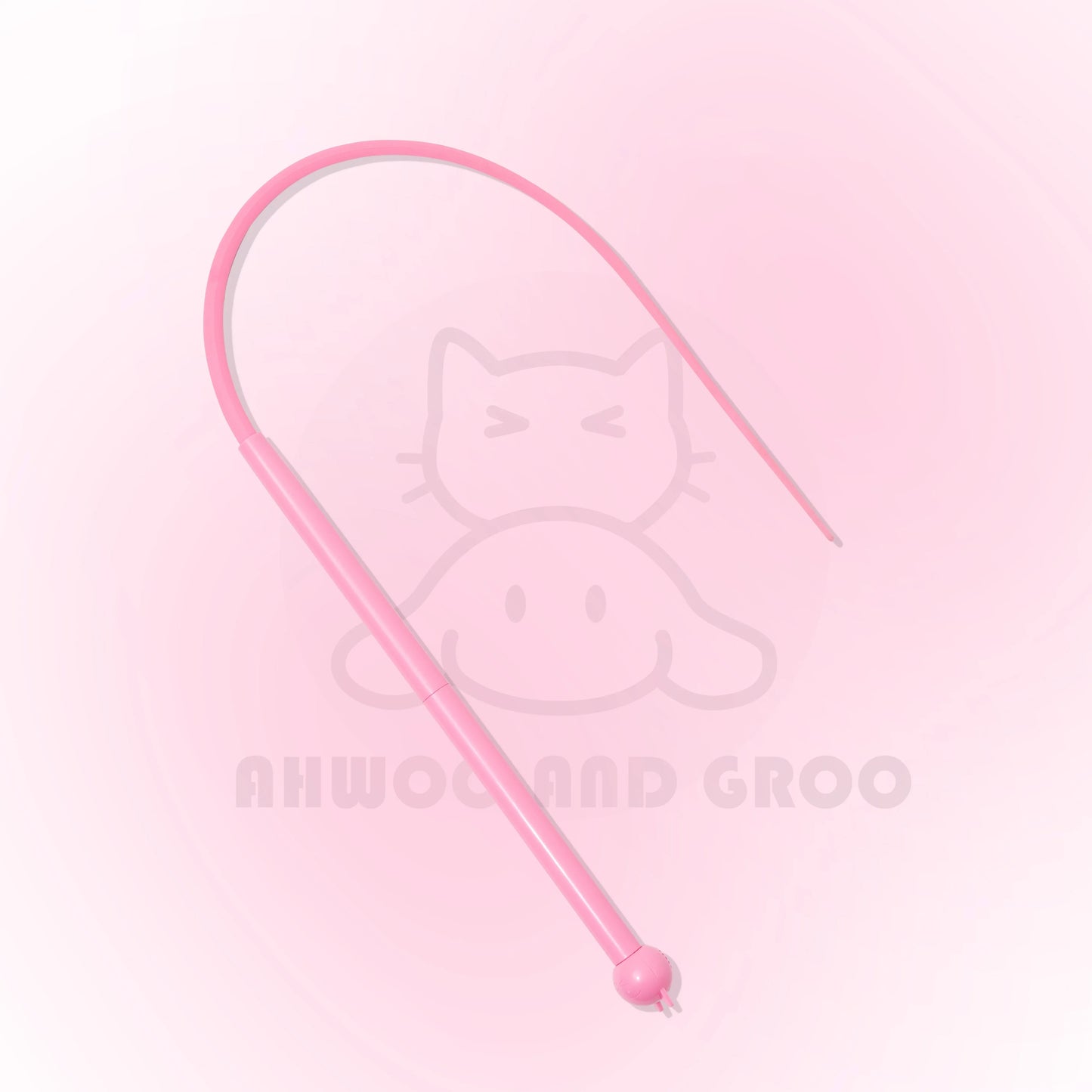 Mouse Tail Cat Toy Teaser With Bell Silicone Long Tail