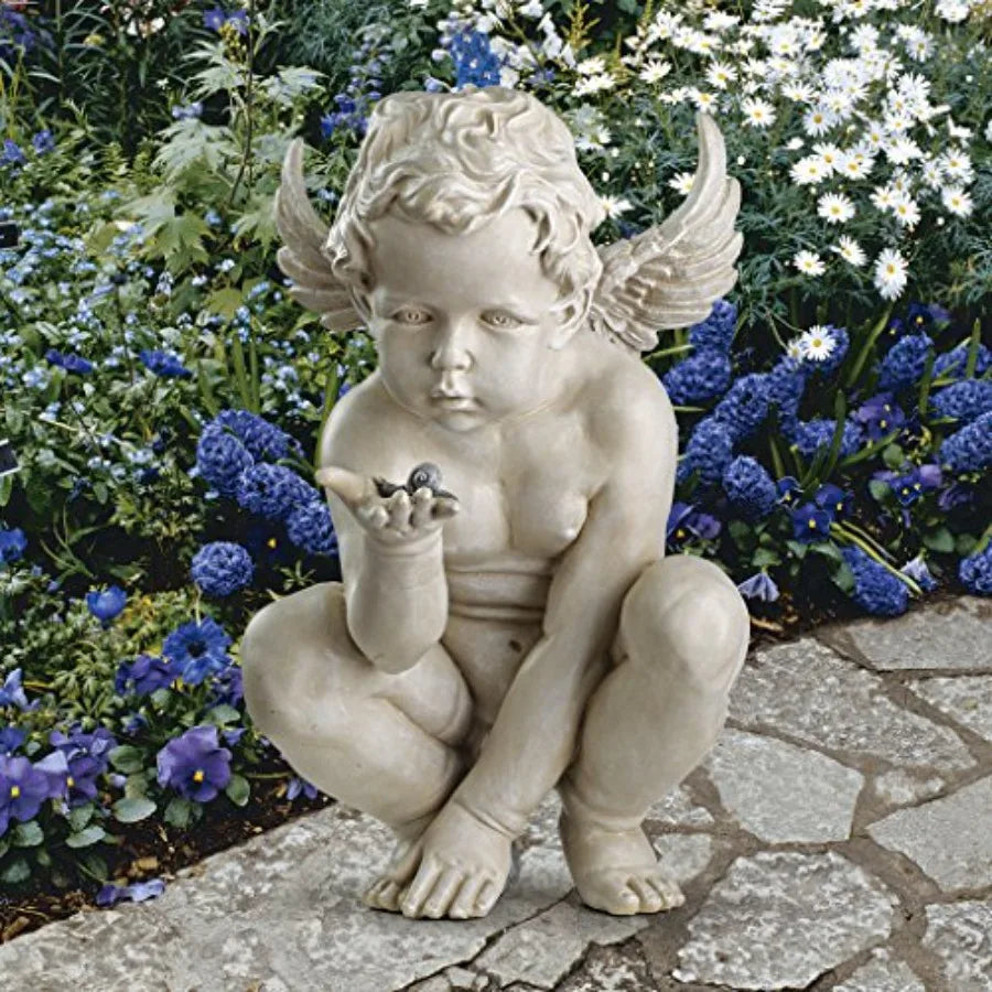 SHXI Cherub Statue for Home Decor Timeless Classic Design