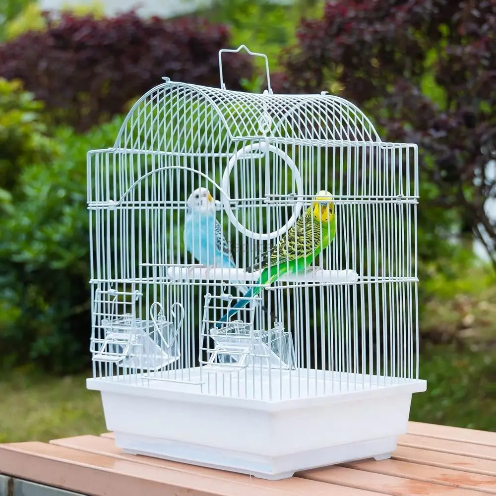 Portable Bird Cage Kit With Accessories For Parakeets Lovebirds Canaries