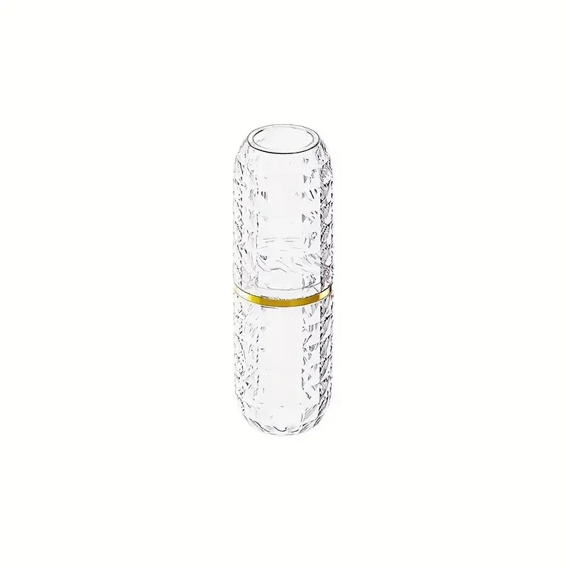 Light Luxury Diamond Pattern Travel Portable Wash Cup Set