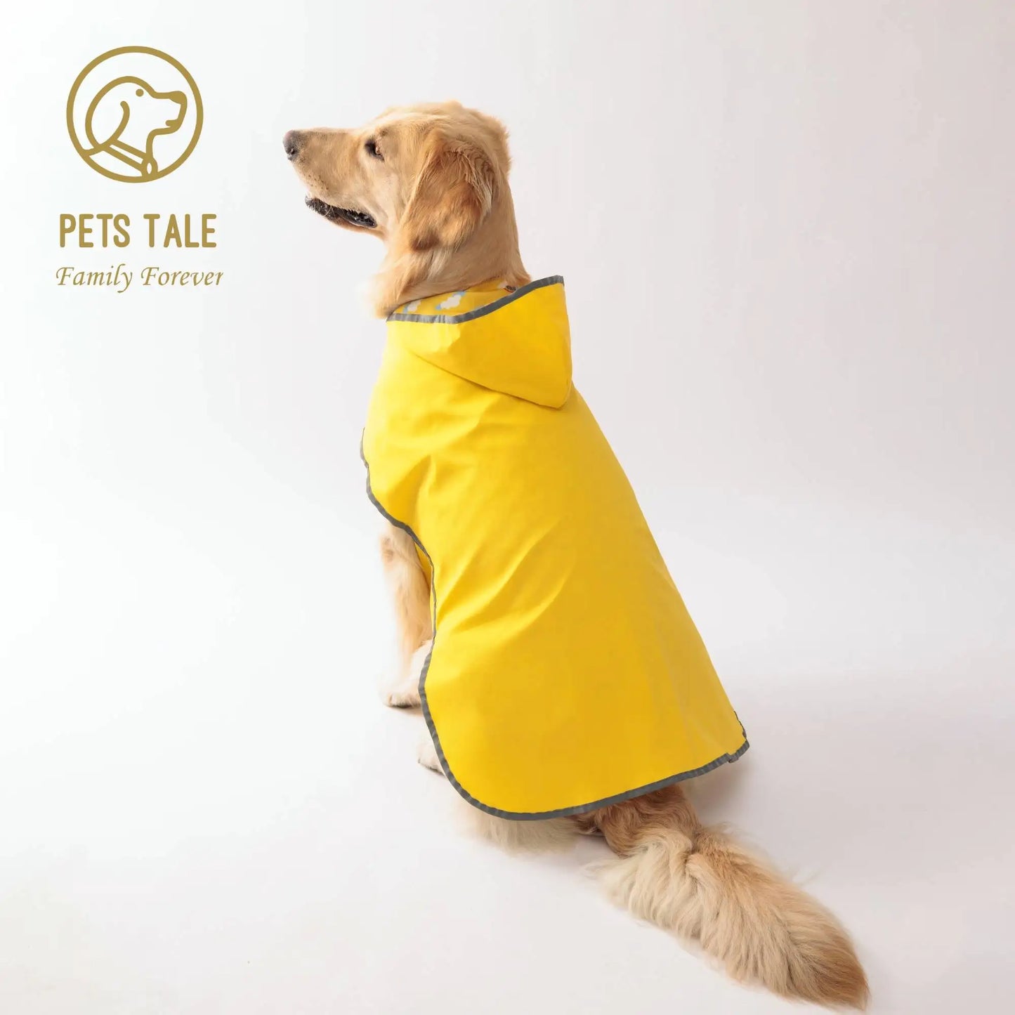 Two-Way Double-Layer Dog Raincoat For All-Weather Use