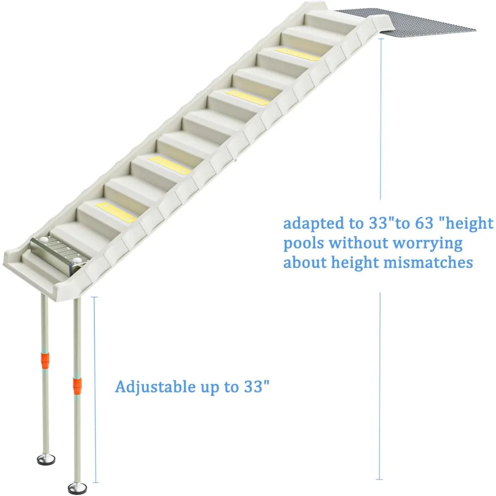 Foldable Dog Pool Ramp For Safe Water Access Easy Entry