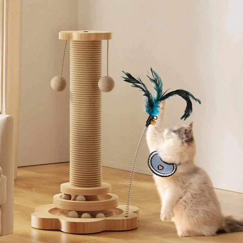 Cat Scratching Board And Climbing Frame Durable Multifunctional