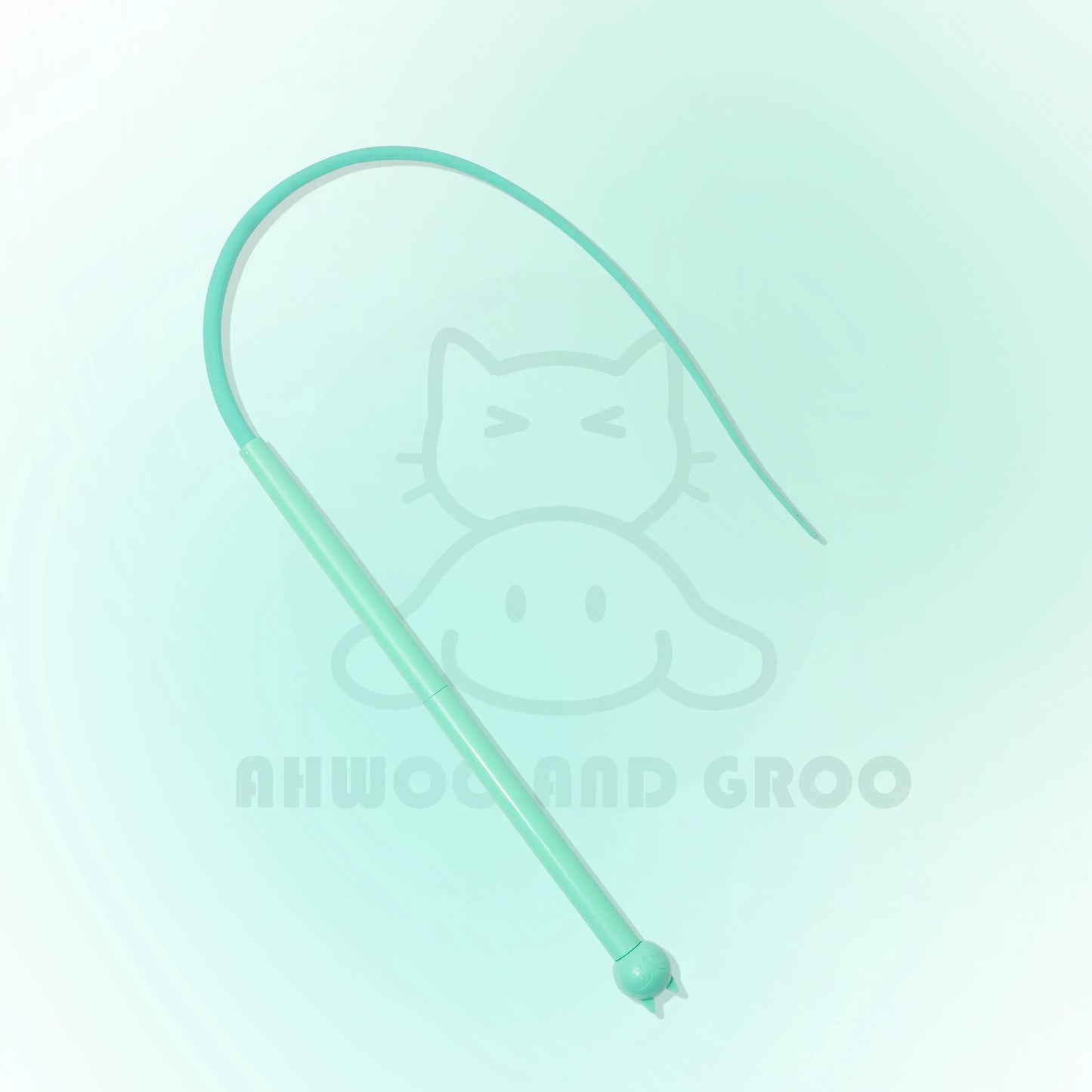 Mouse Tail Cat Toy Teaser With Bell Silicone Long Tail