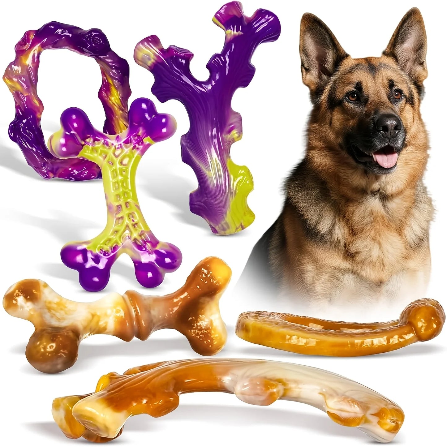 Aggressive Chewers Indestructible Dog Toy for Large Breeds