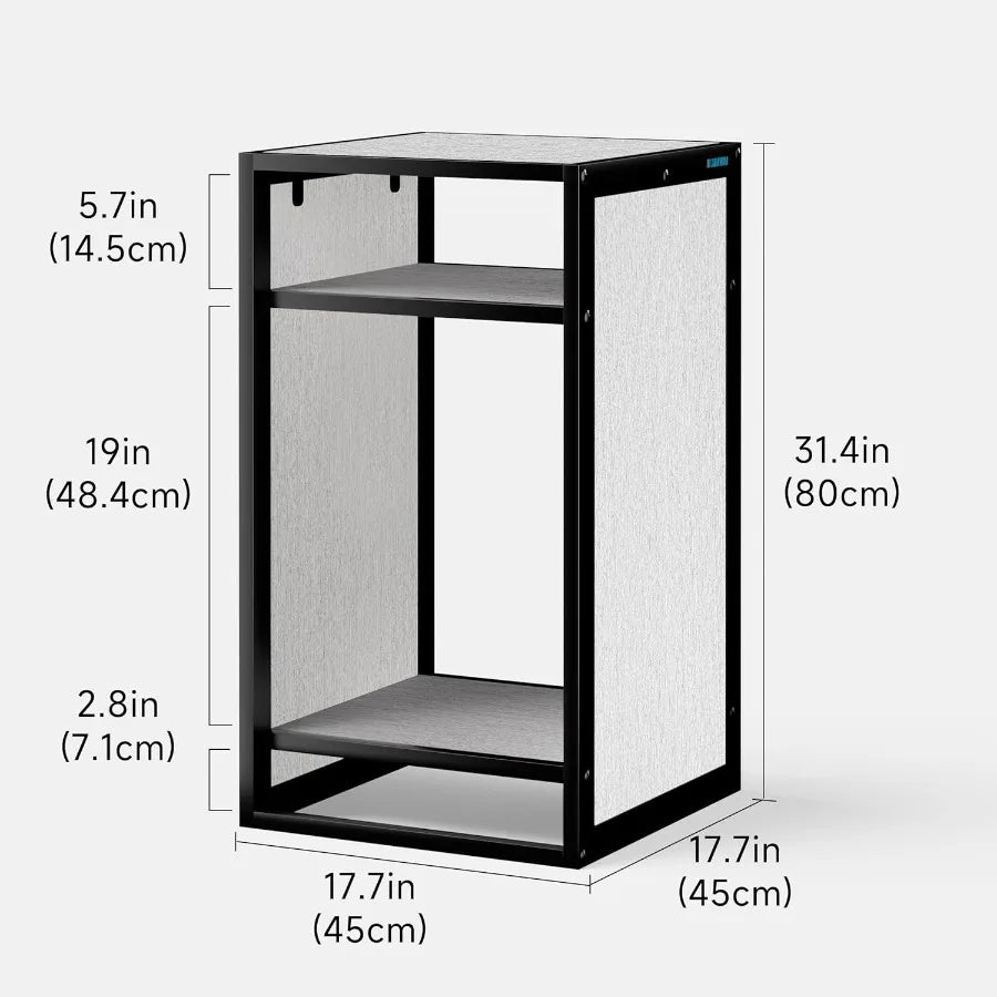Three-Shelf Metal Frame Aquarium Stand