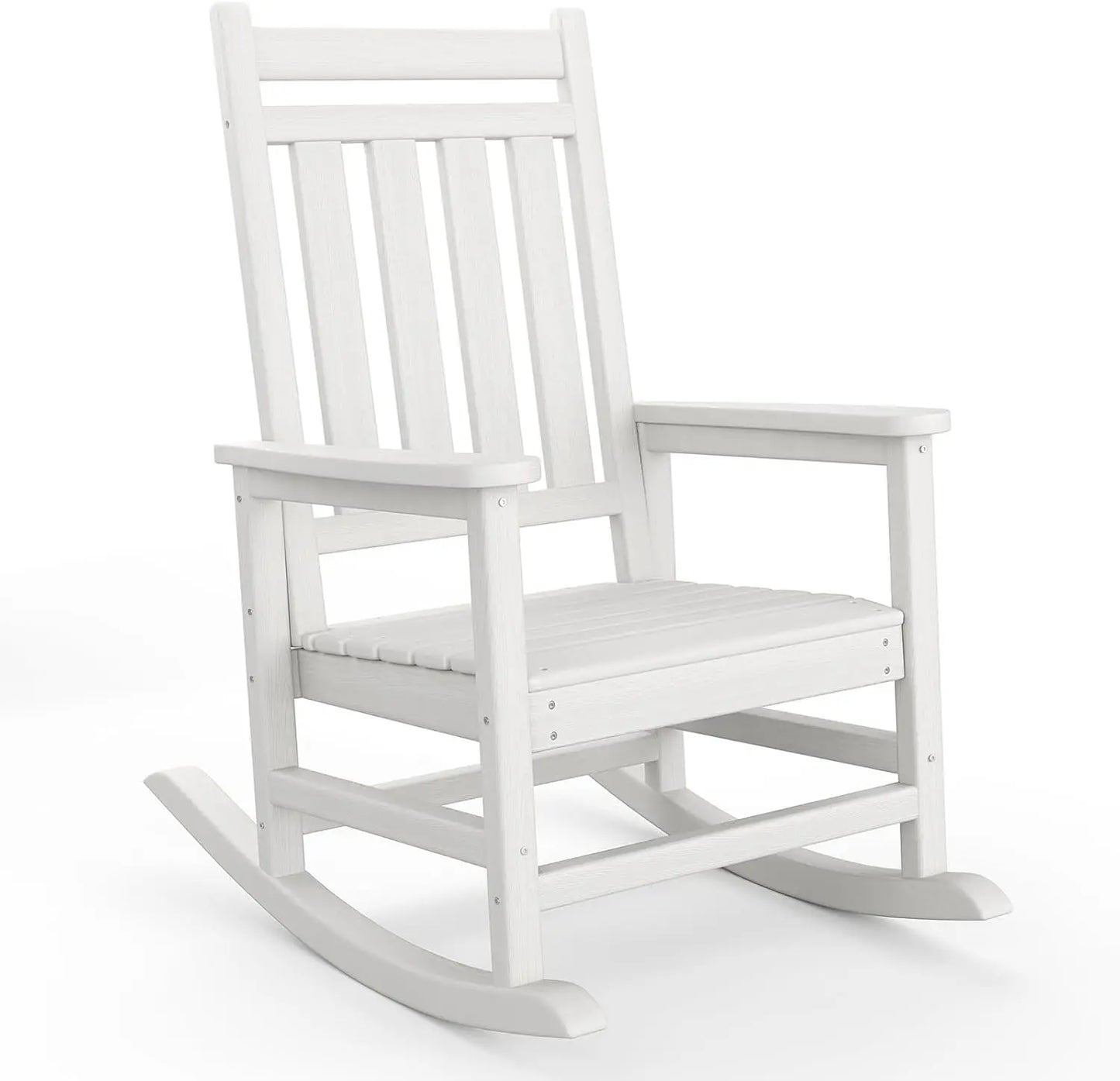 HobbyLane Outdoor Rocking Chair All-Weather HDPE Patio for Adults