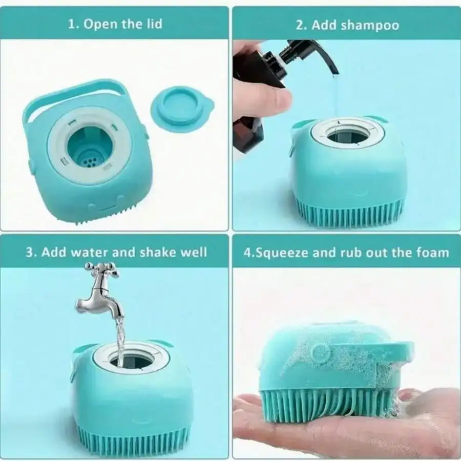Dog Grooming Kit With Nail Clippers Flea Comb Brush